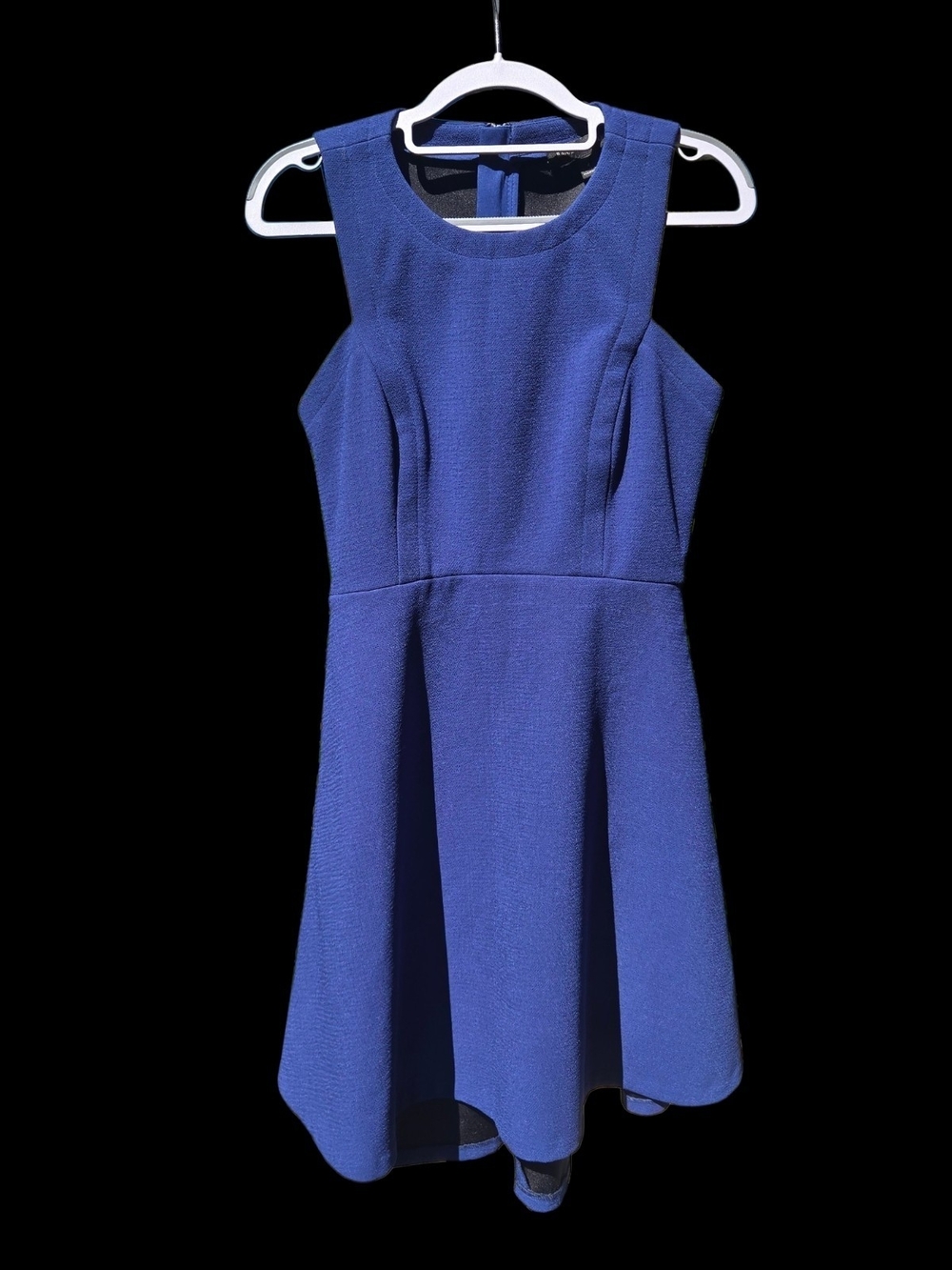 Banana Republic Sleeveless Fit-and-Flare Dress in Royal Blue